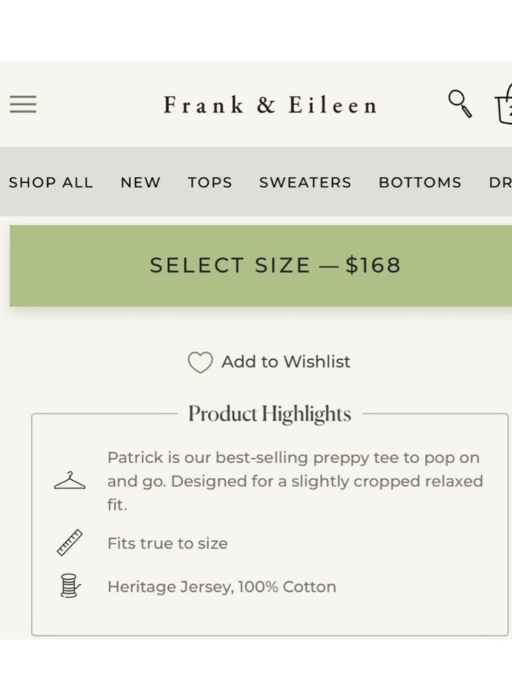Frank & Eileen ‘Patrick’ Popover Henley - Picture 4 of 7